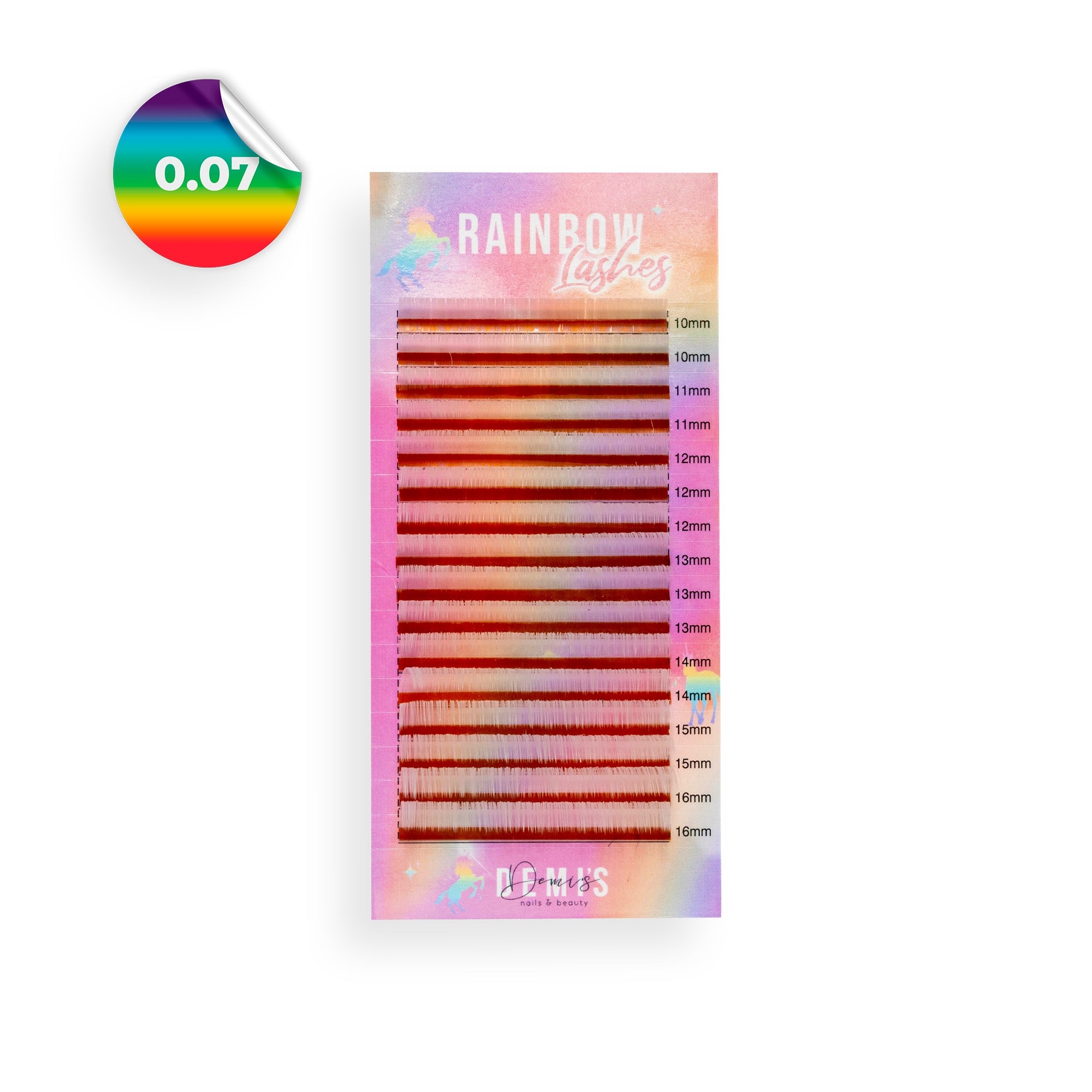 RAINBOW LASH TRAY (0.07MM)