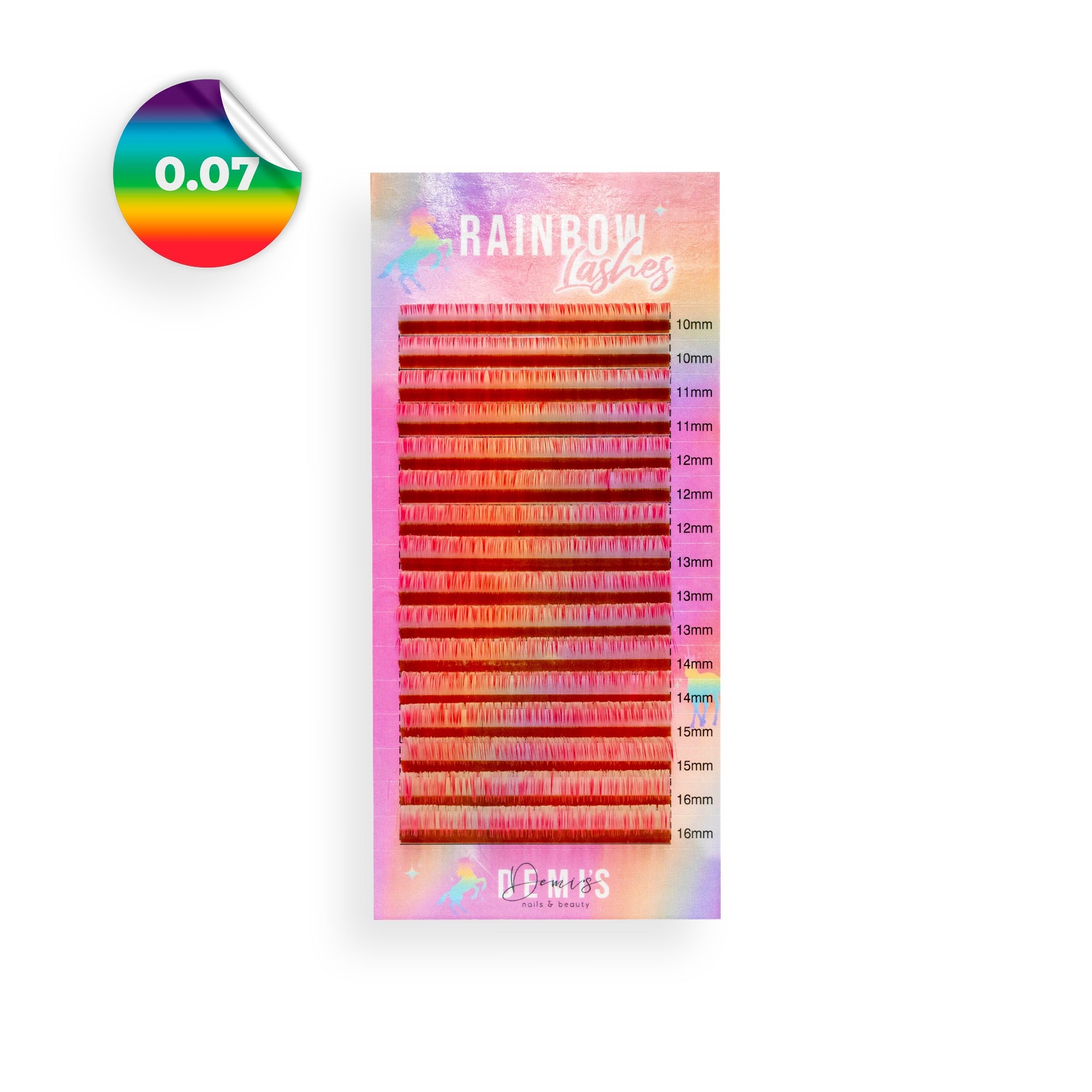 RAINBOW LASH TRAY (0.07MM)