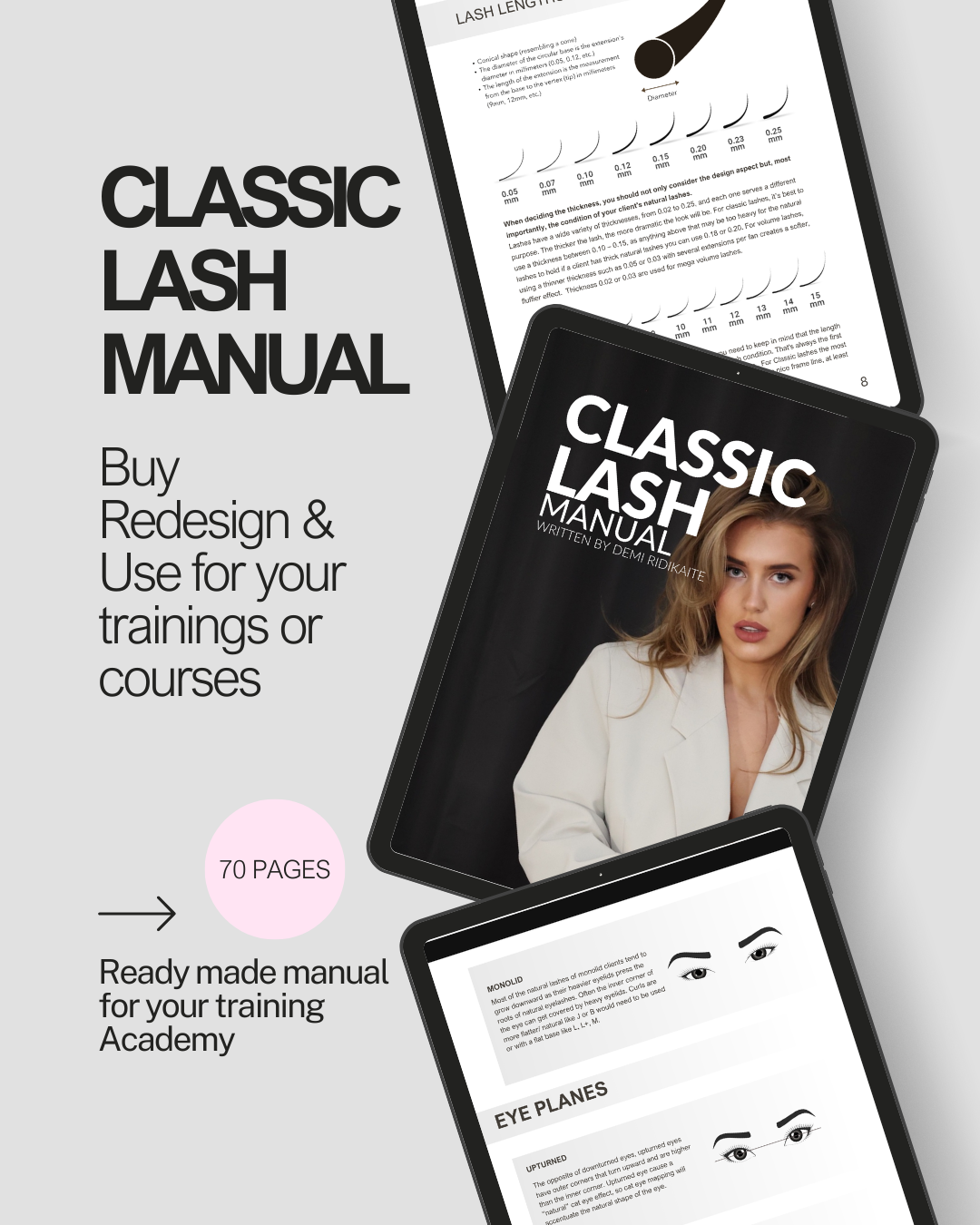 Classic Eyelash Extension Training Manual