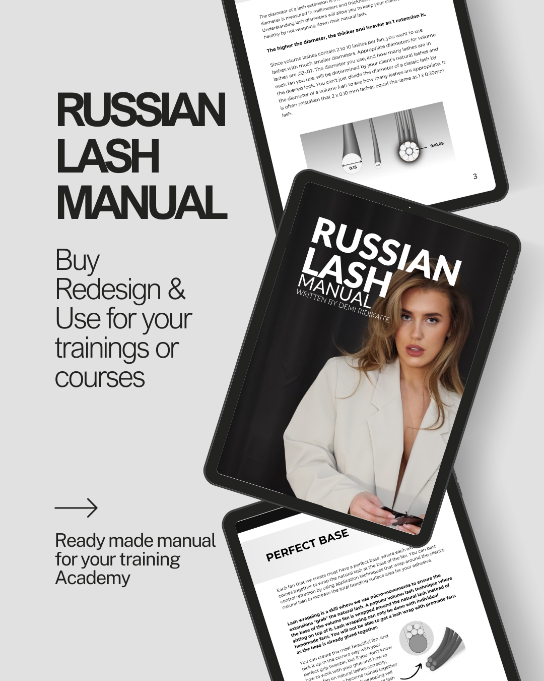 Russian Lash Extension Training Manual