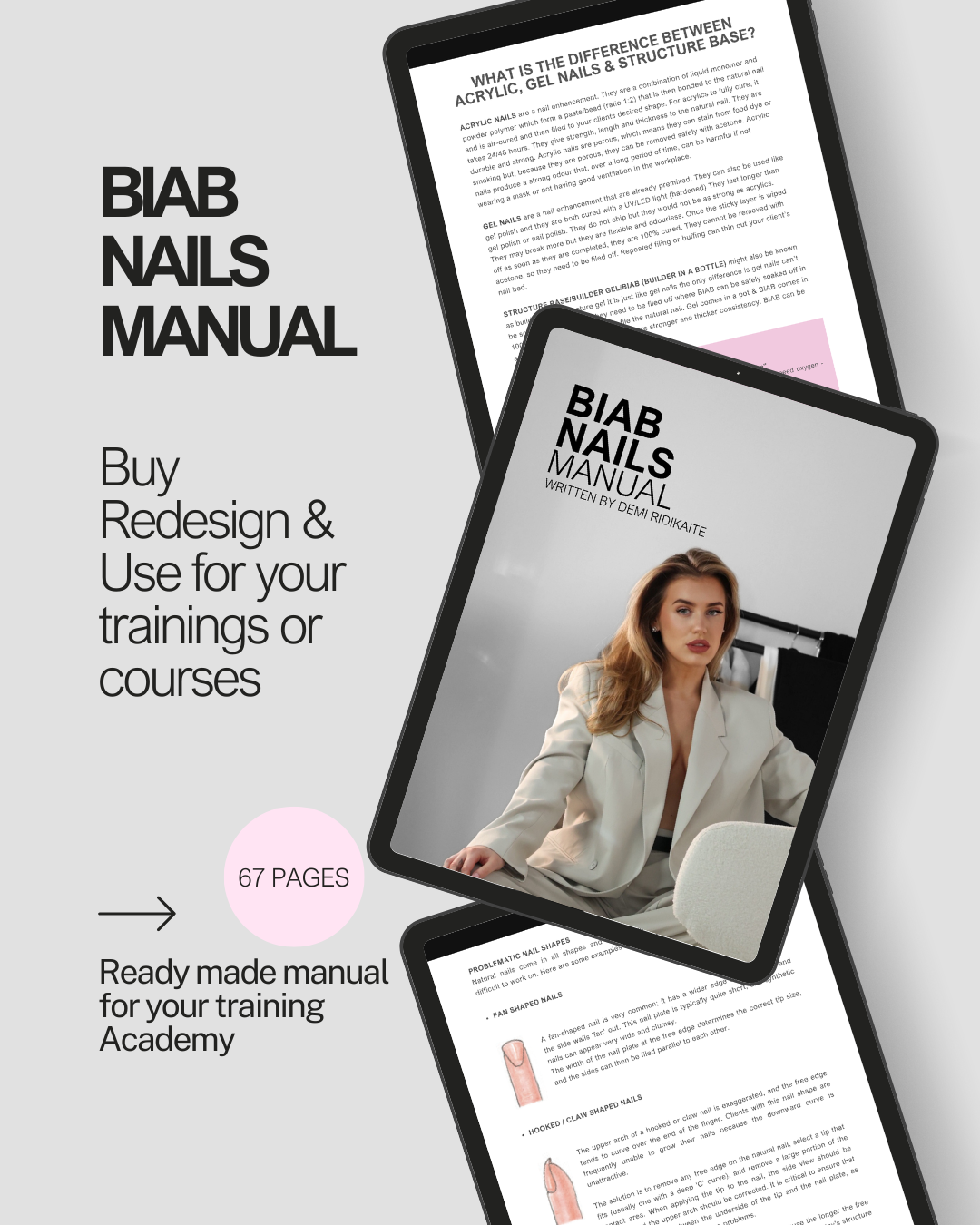 Builder Gel (BIAB) Nails Training Manual