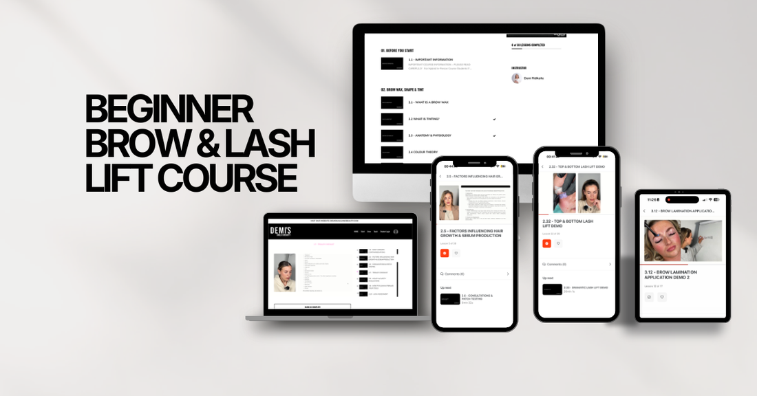 Beginner Brow &amp; Lash Lift (In-person)